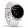 Garmin Venu 2S, Oro rosa y Correa blanca